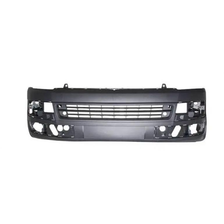 LIGHT GREY FRONT BUMPER WITH CUTTING MARKS FOR LAMP WASHERS AND FOR SENSORS