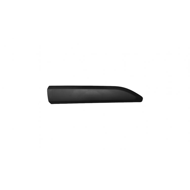 BLACK RIGHT FRONT SIDE MOULDING WITH MOUNTING CLIPS