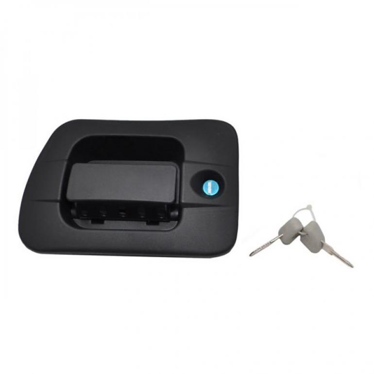 FRONT OUTER DOOR HANDLE WITH LOCK & KEYS PASSENGER SIDE LH