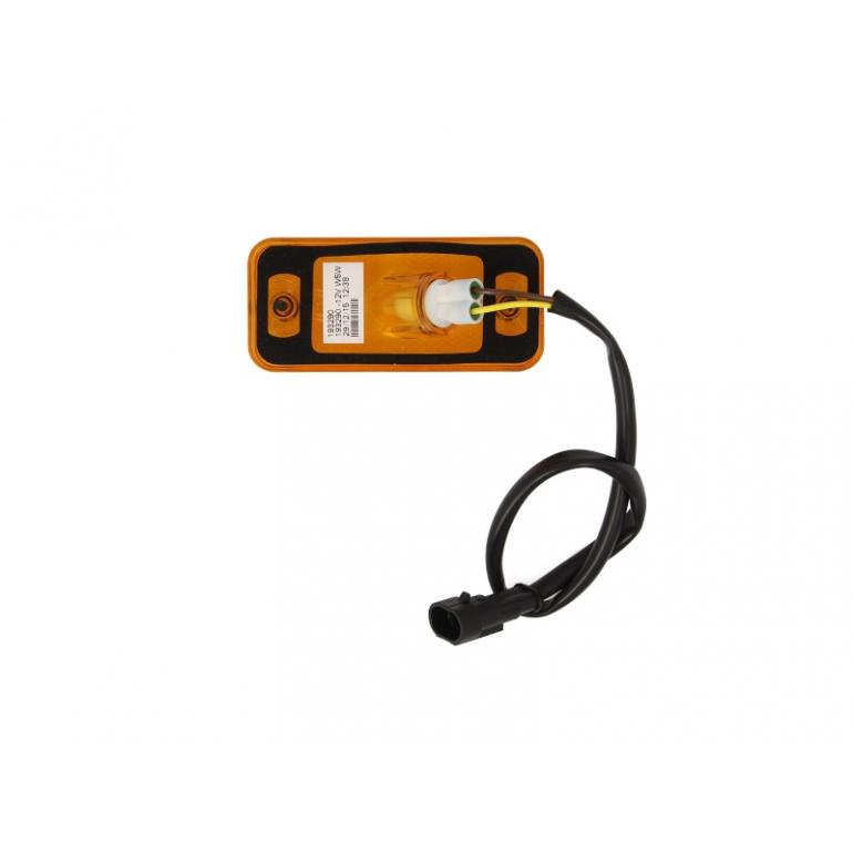 AMBER SIDE MARKER LAMP WITH CABLE & PLUG