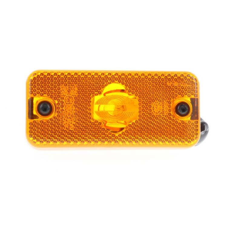AMBER SIDE MARKER LAMP WITH CABLE & PLUG