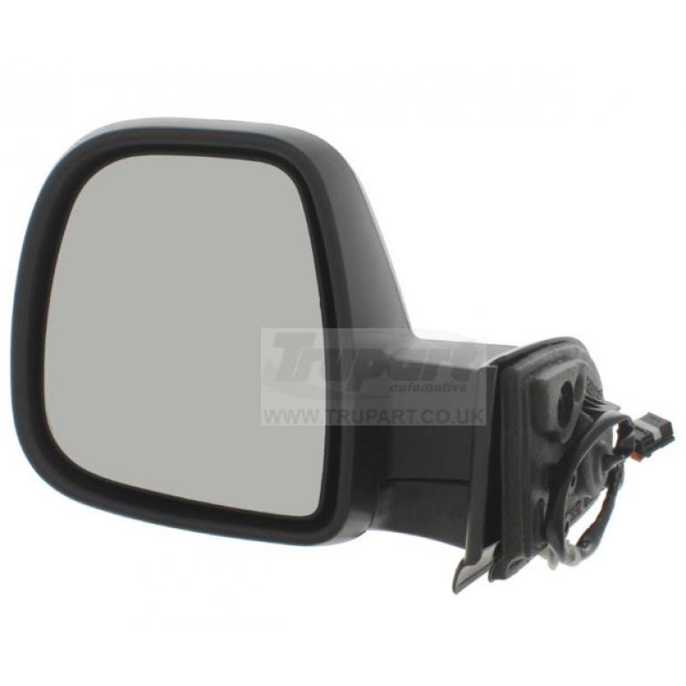 BLACK TEXTURED ELECTRIC ADJUST MIRROR HEAD PASSENGER SIDE LH