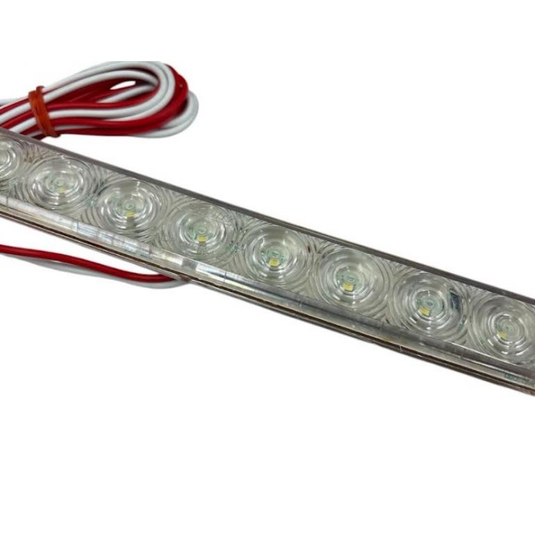 LED CLEAR REVERSING STRIP LAMP 12/24  VOLT