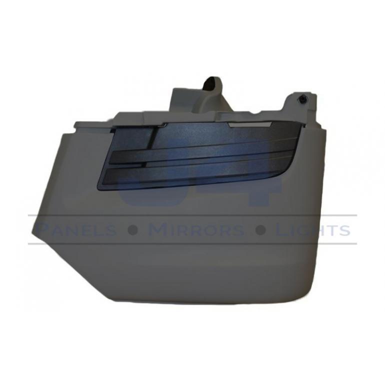 GREY FRONT BUMPER CORNER WITH FOG LAMP BLANK PASSENGER SIDE LH