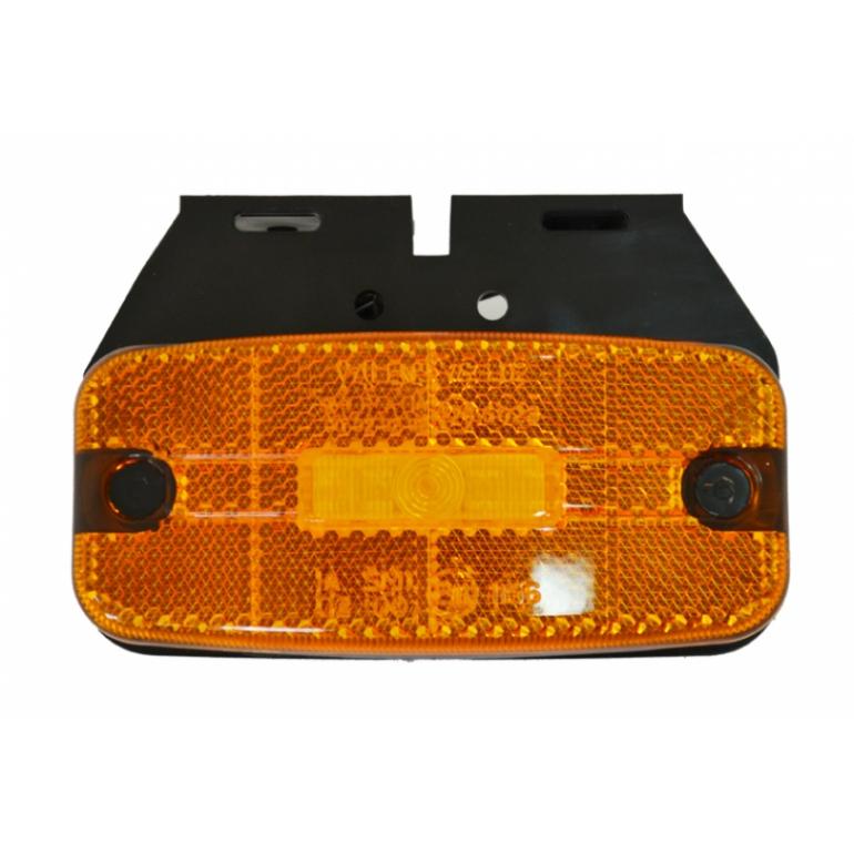 LED AMBER SIDE MARKER LAMP WITH MOUNTING BRACKET