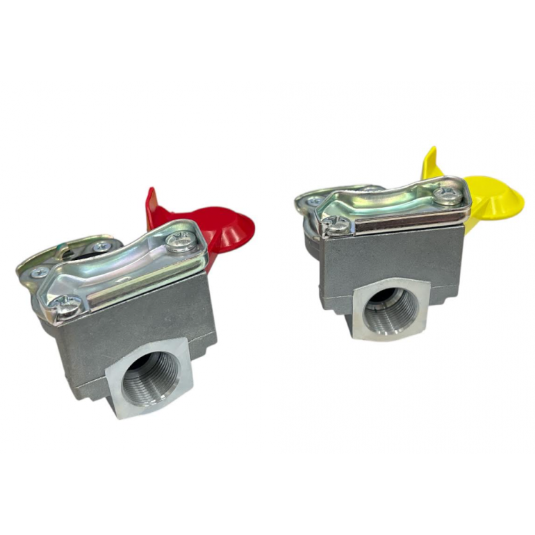 PALM COUPLING WITH STEEL FACE PLATES M22x1.5 (PAIR)