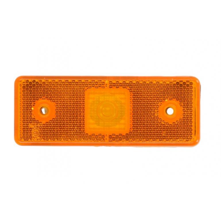 LED AMBER SIDE MARKER LAMP WITH REAR SQUARE PLUG