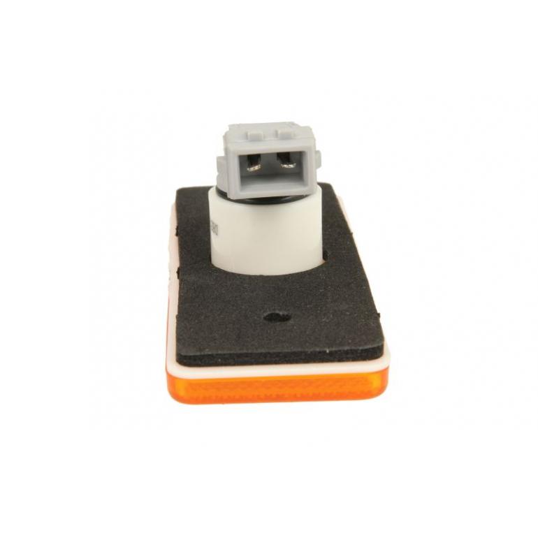 LED AMBER SIDE MARKER LAMP WITH REAR SQUARE PLUG