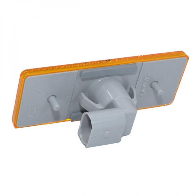 LED AMBER SIDE MARKER LAMP WITH REAR OVAL PLUG