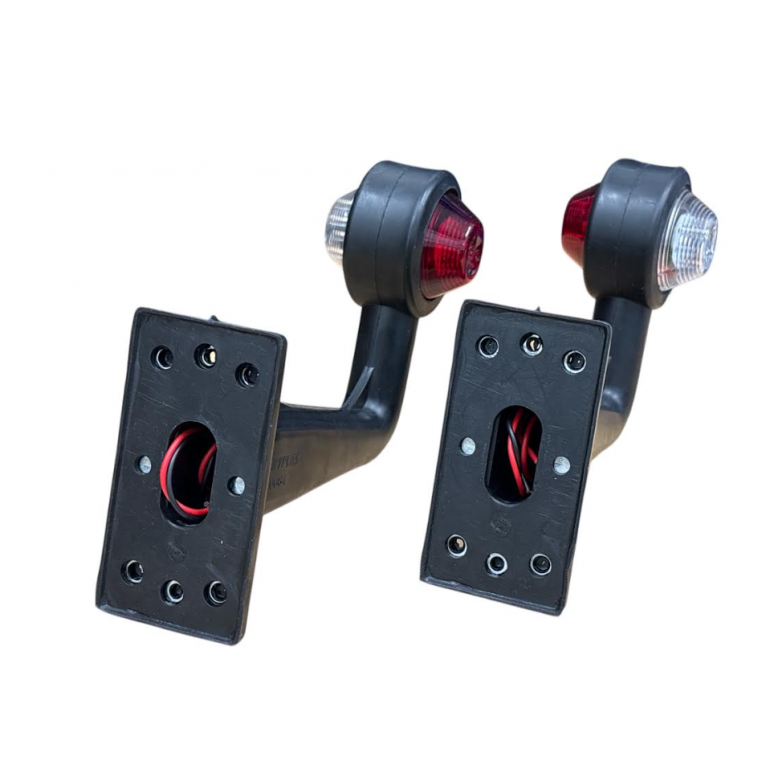 LED 90º STALK & END OUTLINE MARKER LAMPS (PAIR)
