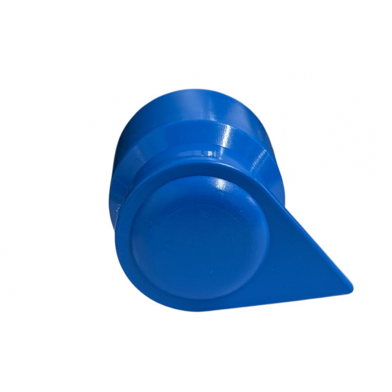 41MM BLUE LONG REACH WHEEL NUT INDICATOR COVERS (PKT 20)