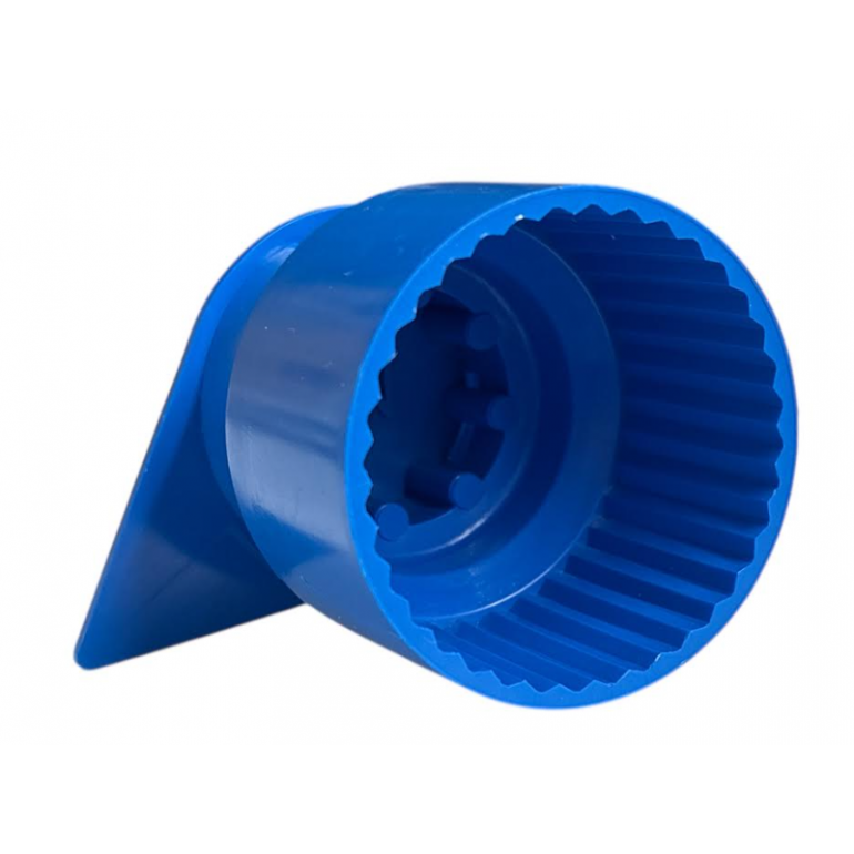 41MM BLUE LONG REACH WHEEL NUT INDICATOR COVERS (PKT 20)