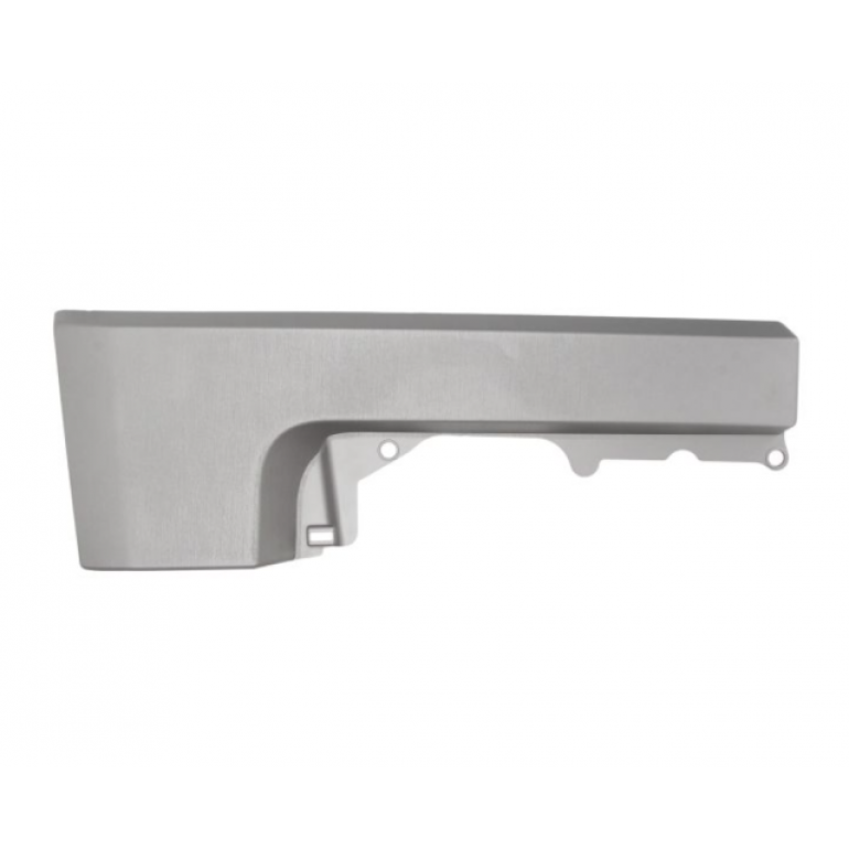 SILVER FRONT BUMPER SECTION DRIVER SIDE RH