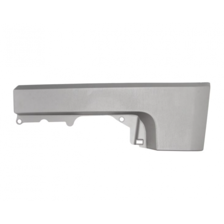 SILVER FRONT BUMPER SECTION PASSENGER SIDE LH