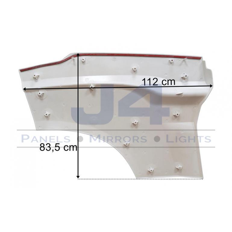 LOWER OUTER DOOR EXTENSION PASSENGER SIDE LH
