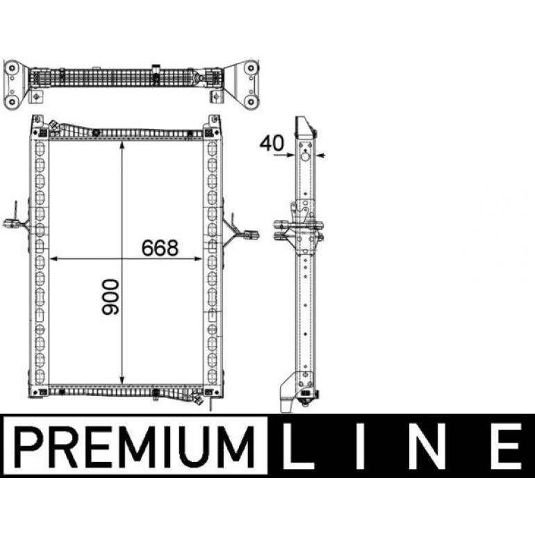 RADIATOR WITH FRAME