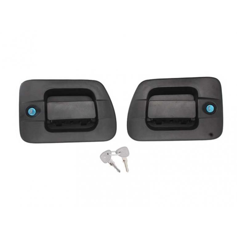 FRONT OUTER DOOR HANDLES WITH LOCK & KEYS (PAIR)