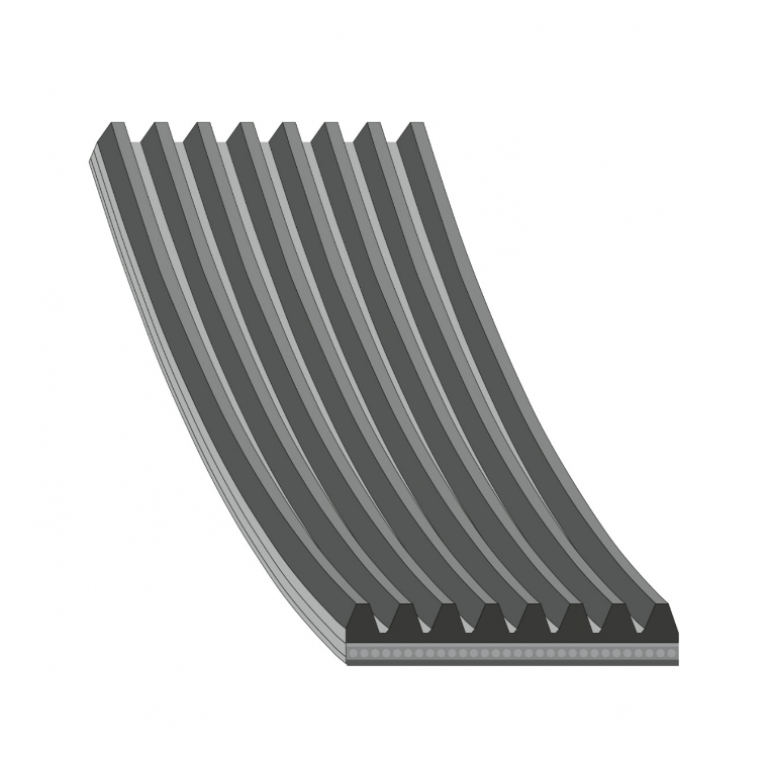 MULTI-RIBBED AUXILARY BELT 2548MM