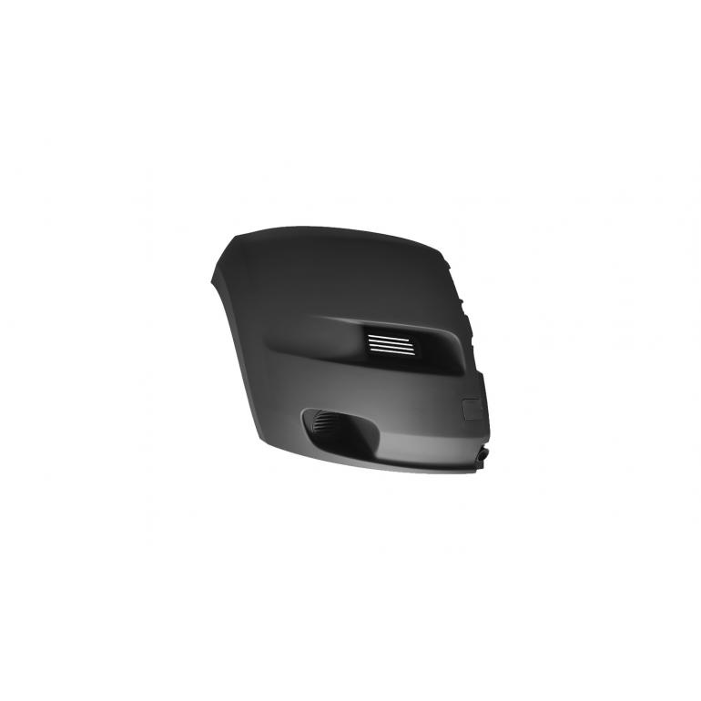 GREY FRONT BUMPER CORNER WITHOUT FOG LAMP HOLES DRIVER SIDE RH