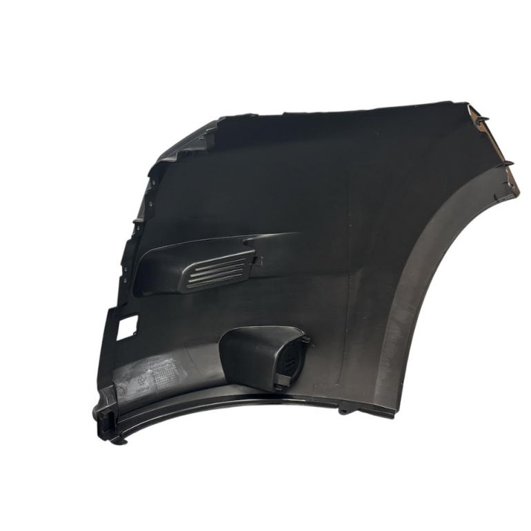 BLACK FRONT BUMPER CORNER WITHOUT FOG LAMP HOLES DRIVER SIDE RH