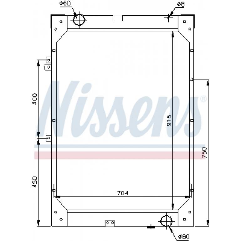 RADIATOR WITH FRAME