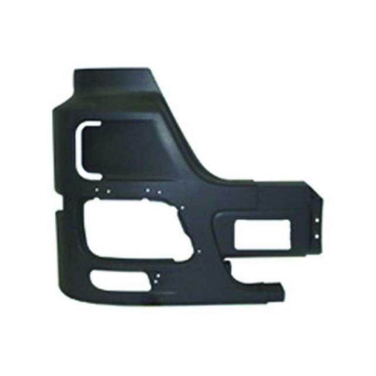 GREY FRONT BUMPER CORNER WITH FOG LAMP HOLE DRIVER SIDE RH