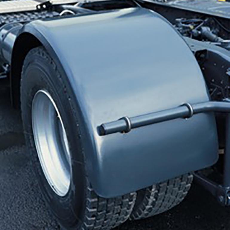 R50 TWIN WHEEL STEEL MUDGUARD