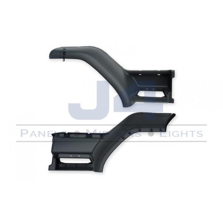GREY SINGLE STEP UPPER STEPWING DRIVER SIDE RH 