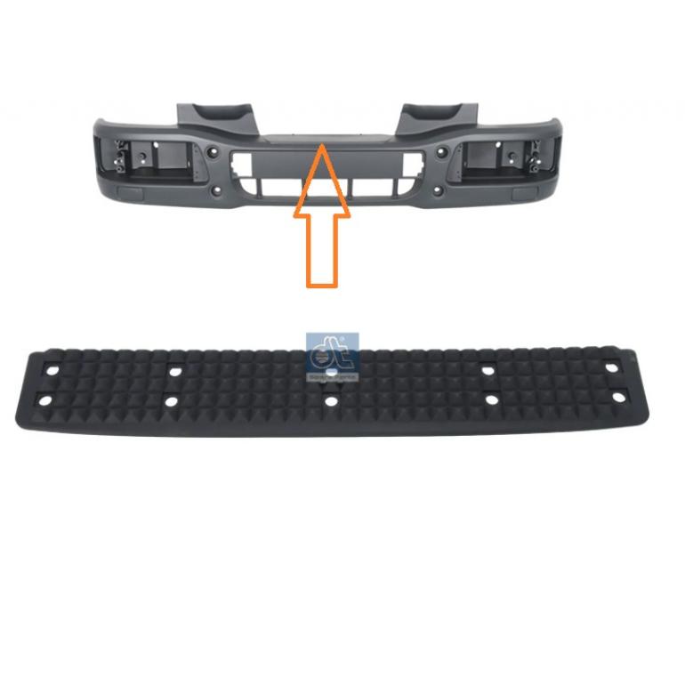 FRONT BUMPER STEP TREAD PLATE