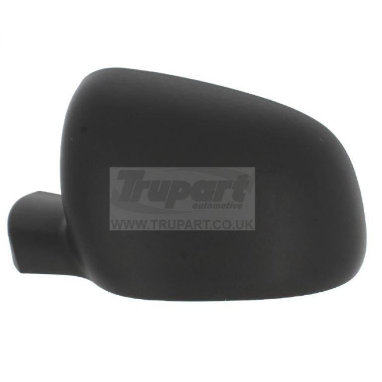 BLACK TEXTURED MIRROR BACK COVER PASSENGER SIDE LH