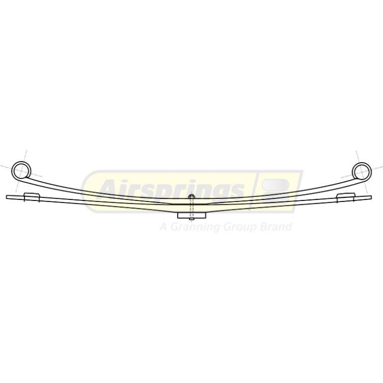 REAR TWIN LEAF ROAD SPRING