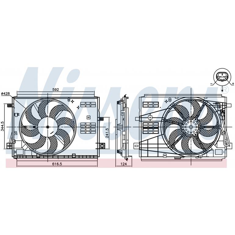 RADIATOR TWIN FAN & COWLING