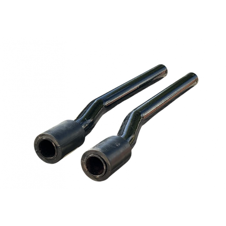 CRANKED REAR WING STAYS WITH CLAMPING BUSHES