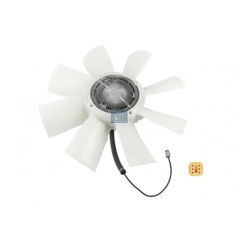 6 PIN PLUG VISCOUS FAN HUB WITH BLADES