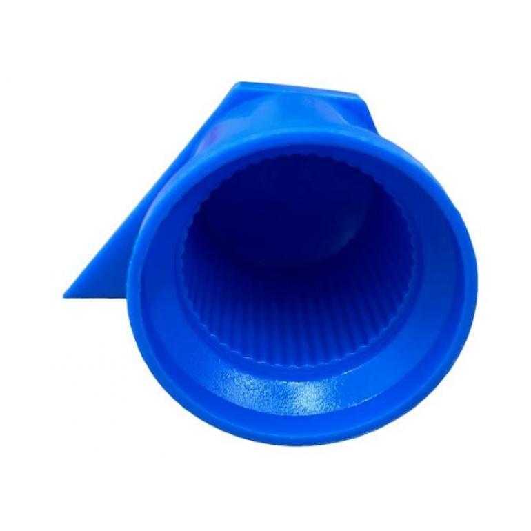 33MM BLUE LONG REACH DUSTITE WHEEL NUT COVERS (PKT 50)
