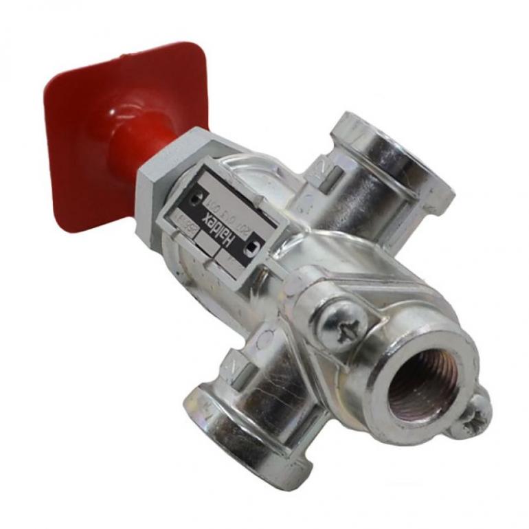 PARKING BRAKE VALVE WITH RED KNOB
