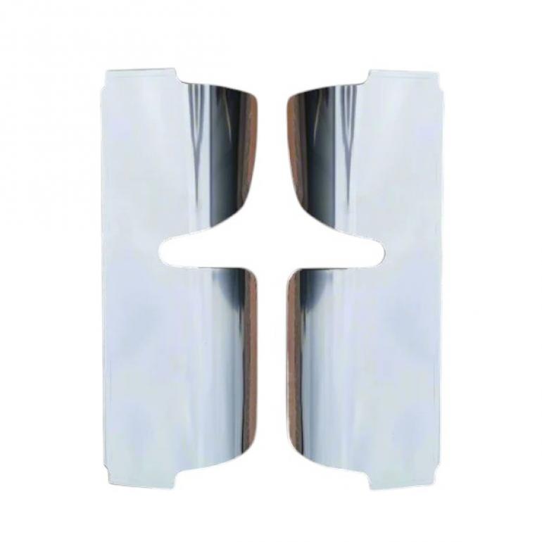 STAINLESS STEEL MIRROR GUARD SET RH & LH