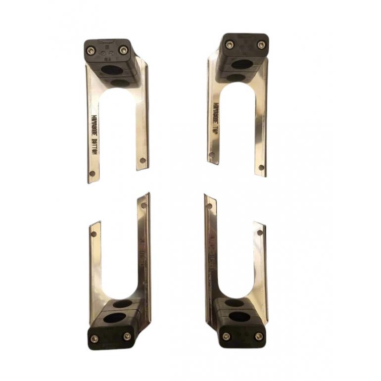 STAINLESS STEEL MIRROR GUARD SET RH & LH