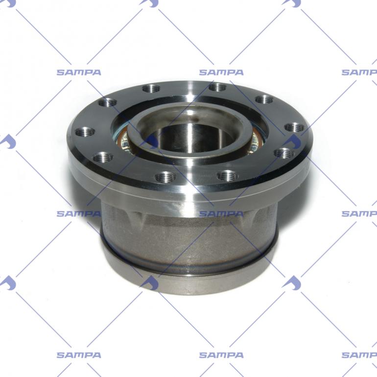 FRONT WHEEL HUB WITH BEARING & ABS EXCITER RING