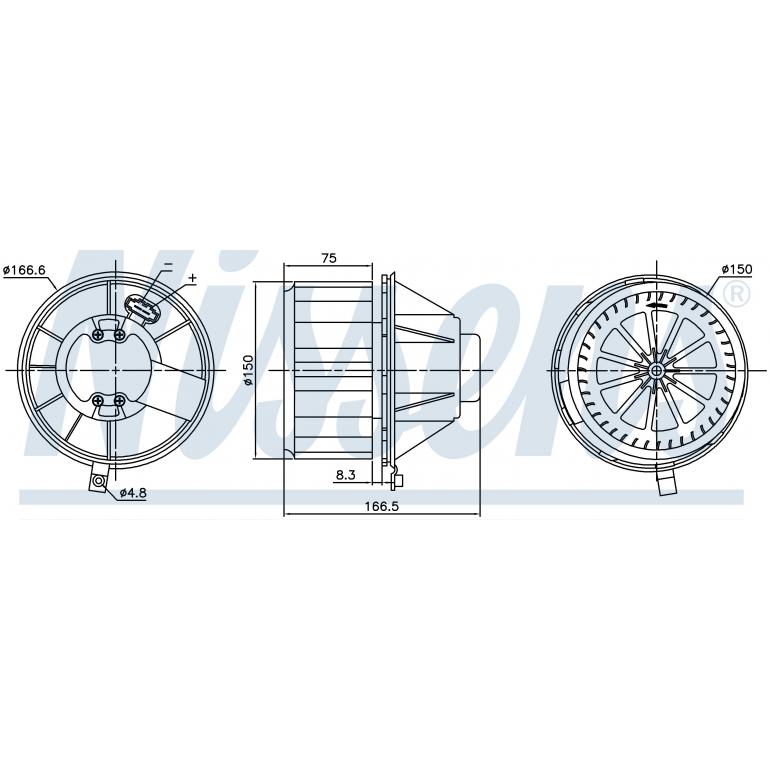 INTERNAL FAN BLOWER MOTOR