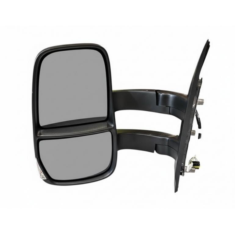 LONG ARM TWIN MIRROR HEAD WITH TEMP. SENSOR PASSENGER SIDE LH