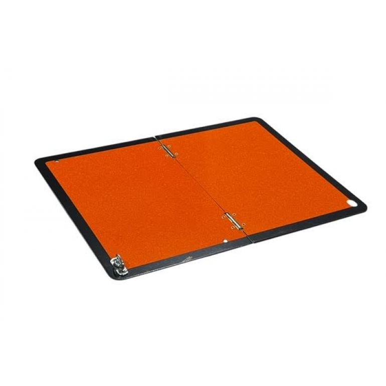 STEEL VERTICAL FOLD ADR HAZARD WARNING HAZCHEM PLATE