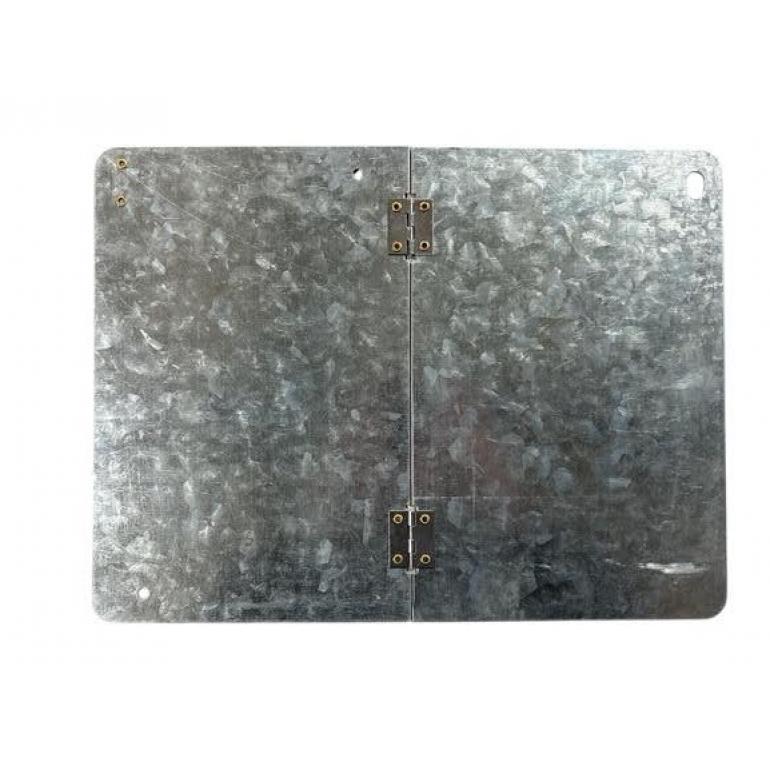 STEEL VERTICAL FOLD ADR HAZARD WARNING HAZCHEM PLATE