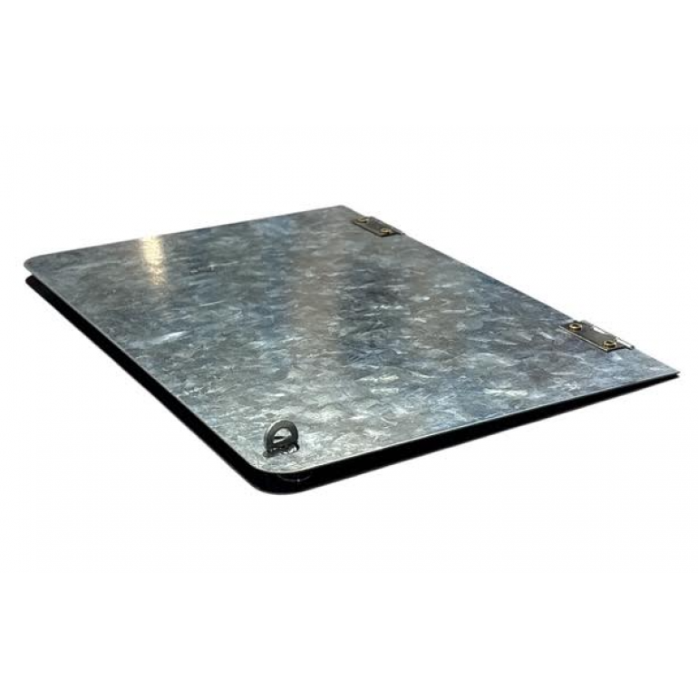 STEEL VERTICAL FOLD ADR HAZARD WARNING HAZCHEM PLATE