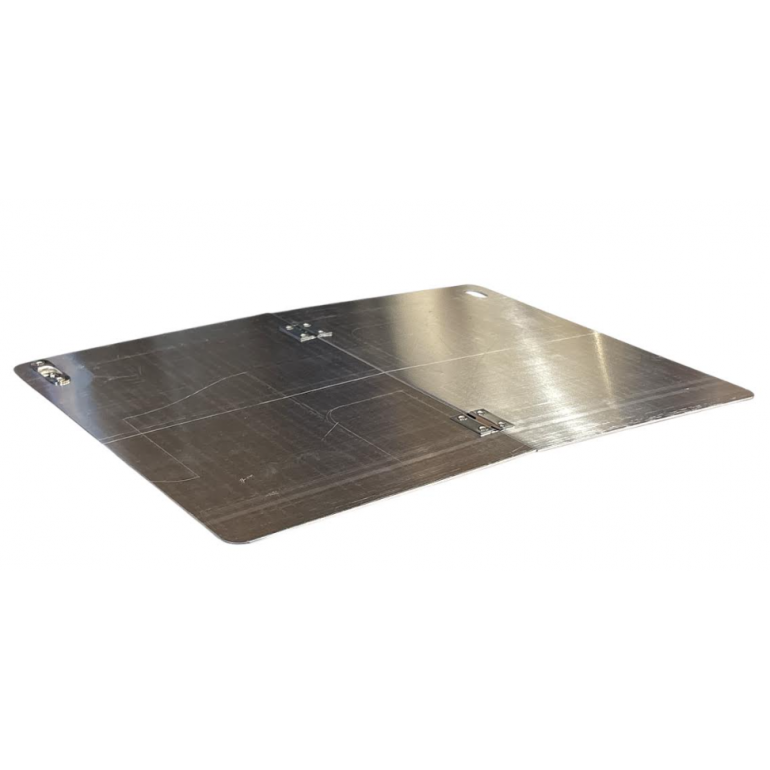 ALUMINIUM VERTICAL FOLD ADR HAZARD WARNING HAZCHEM PLATE