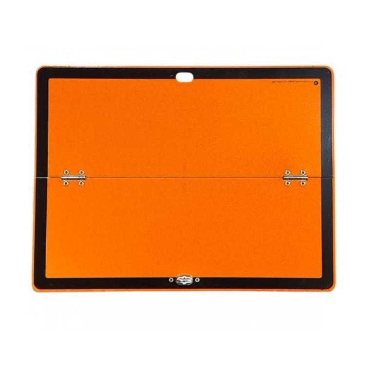 ALUMINIUM HORIZONTAL FOLD ADR HAZARD WARNING HAZCHEM PLATE