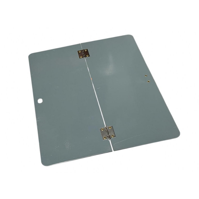 STEEL HORIZONTAL FOLD ADR HAZARD WARNING HAZCHEM PLATE