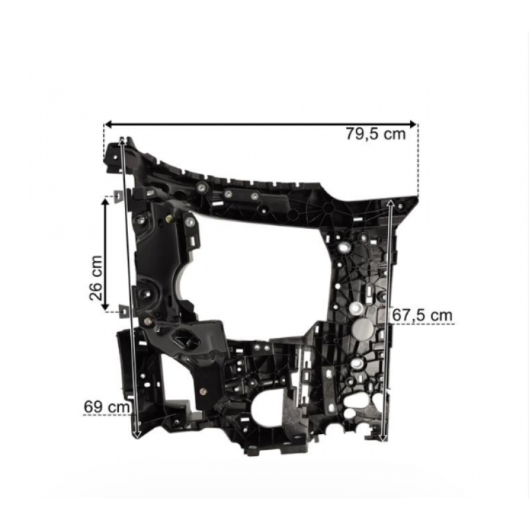 HEADLAMP SUPPORT HOUSING PASSENGER SIDE LH