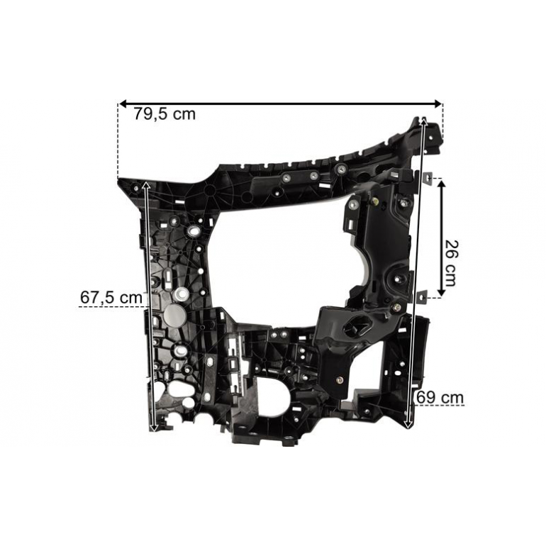 HEADLAMP SUPPORT HOUSING DRIVERS SIDE RH