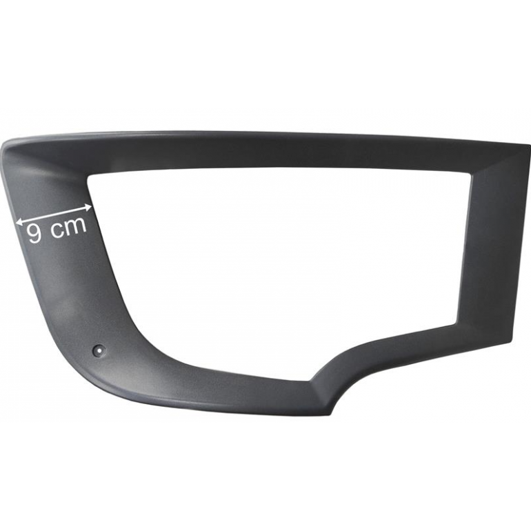 GREY HEADLAMP SURROUND TRIM DRIVER SIDE RH
